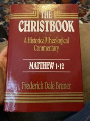 Frederick Dale Bruner The Christbook HC Matthew 1 – 12 Commentary Clean VG
