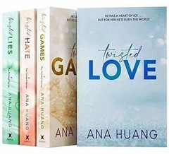 Twisted Series by Ana Huang: Complete 4 Book Set Lot (Love, Games, Hate, Lies)