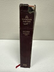 1997 MacArthur Study Bible John MacArthur NKJV Bonded Leather Study Bible
