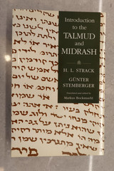Introduction to the Talmud and Midrash, Hermann L. Strack,Gunter Stemberger