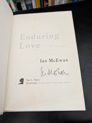 Enduring Love by Ian McEwan *SIGNED 1ST PRINTING*