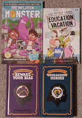 Connor Boyack Tuttle Twins 4-Book Hardcover Lot Illustrated