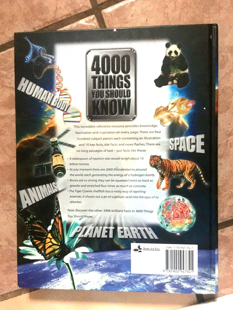 Homeschool – 4000 Things You Should Know by John Farndon 256 pages