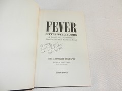 MICHIGAN 1950’s Detroit Soul – R n B Singer “FEVER: LITTLE WILLIE JOHN” Signed