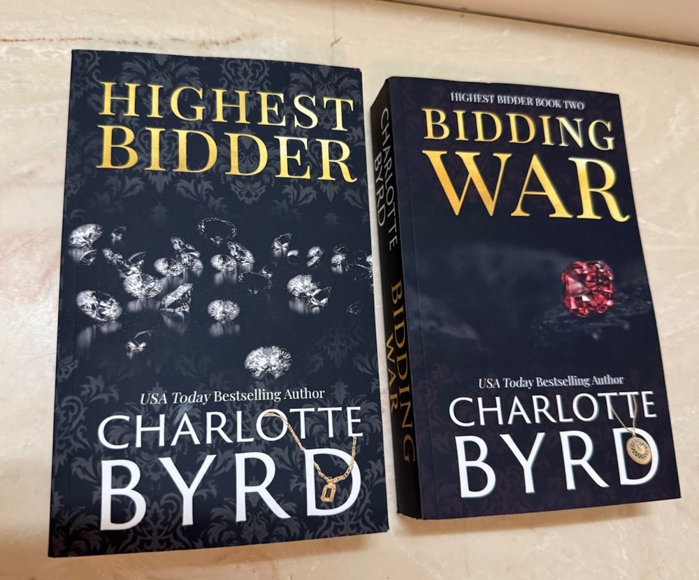 Highest Bidder Book 1 Bidding War Book 2 fake fiancé romance Charlotte Byrd