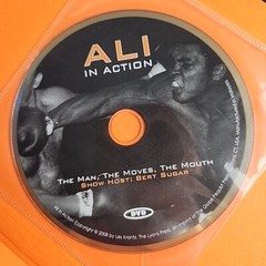 2 Books on Muhammad Ali : Handbook & Ali in Action DVD Documentary HC Nice