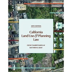California Land Use & Planning Law, Barclay 38th Edition BRAND NEW