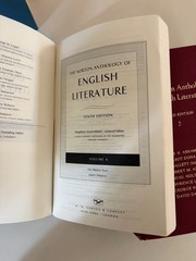 Vintage Norton Anthology Lot of 5 English Literature & Poetry College Textbooks