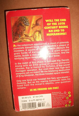 Godzilla 2000 Marc Cerasini Nov 1997 Random House 1st print 324p Eggleton cvr GD