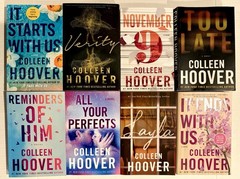 LOT of 8 Colleen Hoover Novels Trade Paperbacks