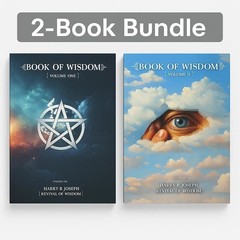 Book of Wisdom Volumes 1 & 2 by Harry B. Joseph 2-Book Spiritual Set USA Stock