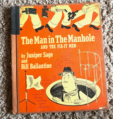 The Man in the Manhole Book by Juniper Sage & Bill Ballantine Vintage Book