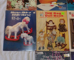 VTG Lot 11 Sewing Craft Pattern Books Toys Dolls Stuffed Plush Animal Teddy Bear
