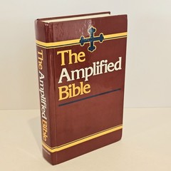 The Amplified Bible 1987 AMPC Classic – Zondervan Staff HARDCOVER – Clean Copy