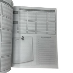 Wonder Woman 52-Week Daily Meal Planner Softcover Shopping List 110 Pages RARE