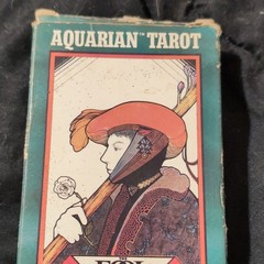 U.S. Games Systems Aquarian Tarot Deck AQ78 w/ Instruction Booklet 1970 Vintage