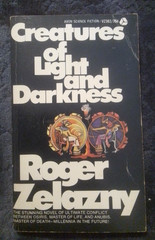 Creatures of Light and Darkness by Roger Zelazny 1970 1st Printng Avon Paperback