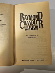 Killer in the Rain Raymond Chandler 1986 PB Ballantine 8th Printing Pulp Mystery