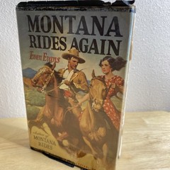 Evan Evans aka Max Brand MONTANA RIDES AGAIN 1934 Harper Bros First Edition