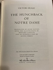 The Hunchback of Notre Dame Victor Hugo The Easton Press