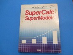 SuperCalc SuperModels For Business Book SC 1983 162 Pages Checkbook Balancer