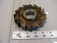 5″ x 3/4″ x 1 1/4″ Bore Side Milling Cutter, Staggered Teeth, Moly 34755