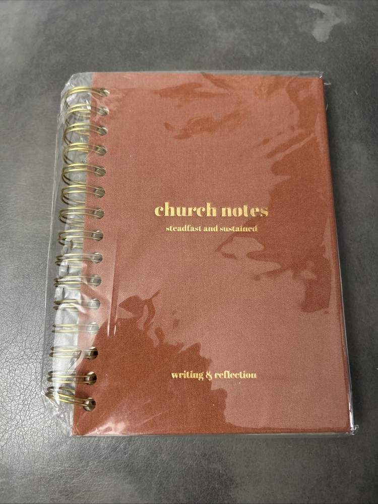 Steadfast and Sustained Church Notes Journal Tan Hardcover