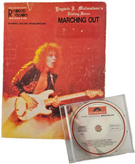 Vtg 1987 YNGWIE MALMSTEEN MARCHING OUT Transcription NOTES TABS Chords PB + CD
