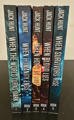 After it Turns Dark Book Series 1-5 by Jack Hunt (Post Apocalypse EMP Thriller)