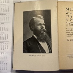 Miracles – Thomas J. Dodd – 1899 – 207 pages – Performed by Jesus?