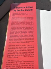 A Hunters Africa Signed by Gordon Cundill 1st Edition Hardcover and Signed