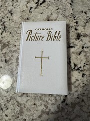 Catholic Picture Bible Illustrated Stories 1990 Gold Edged Excellent Condition