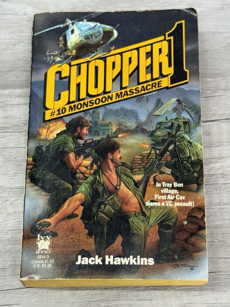 CHOPPER 1 : #10 Monsoon Massacre By Jack Hawkins Good Condition
