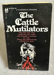 THE CATTLE MUTILATORS By John J Dalton *RARE* 1980 1st Print Horror/Thriller PB