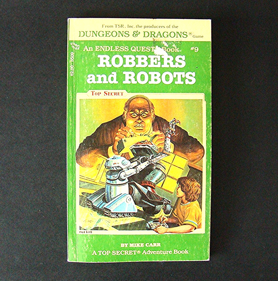 Endless Quest #9 Robbers And Robots By Mike Carr 1983 1st Ed TSR D&D CYOA 80s