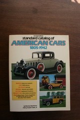 STANDARD CATALOG OF AMERICAN CARS 1805-1942 By Beverly R. Kimes **Excellent**