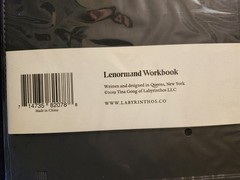 Lenormand Workbook Tina Gong Labyrinthos Gilt Edges Vegan Leather **SEALED