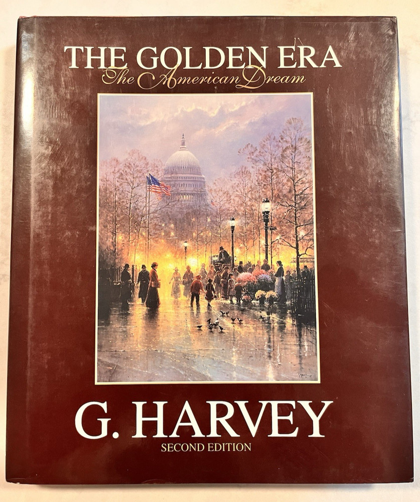 G. HARVEY “THE GOLDEN ERA-THE AMERICAN DREAM” (1992) Coffee Table Book, +++++