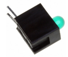HLMP-1503-C00A2 LED CBI 3MM Green Diffused RA HSG