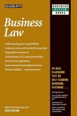 Business Law (Barron’s Business Review) – Paperback – GOOD