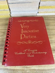 Very Innovative Parties Cookbook Spiral Hardback 413 Pages 2nd Print 1992