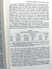 The Bulgarian Jews and the Final Solution by Chary (1972, HCDJ) Very Good