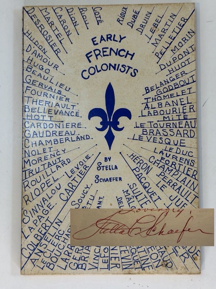 Signed Early French Colonists: English Translation of Les Trois-Pistoles 📖✍️