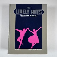 The Lively Arts Information Directory Wasserman 1982 First Edition Gale