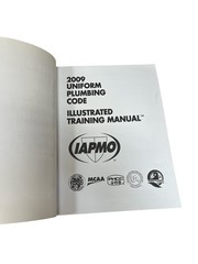 2009 Uniform Plumbing Code Illustrated Training Manual Paperback Vol 1 & 2 IAPMO