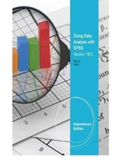 Doing Data Analysis with SPSS Version 18.0 By unknown author