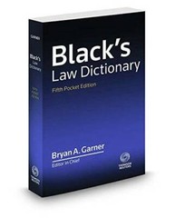 Black’s Law Dictionary, Fifth Pocket Edition – Paperback – GOOD