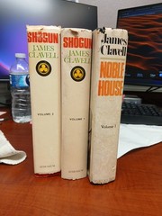 Shogun Volume 1 and 2 by James Clavell 1975 BCE HC Plus Vol 1 Noble House