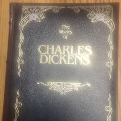 The Works of Charles Dickens Leather Bound Hardcover: