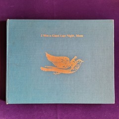 SIGNED Hardcover Children’s Book, I Was a Giant Last Night, Mom by Ken Carter